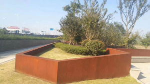 当涂耐候钢挡土墙